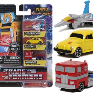 “Transformers” 3 piece Set Release 2 “Nano Hollywood Rides” Diecast Models by Jada