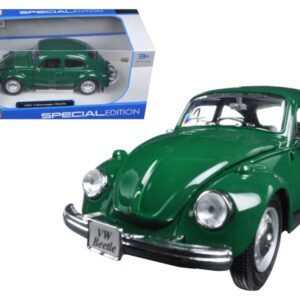 1973 Volkswagen Beetle Green 1/24 Diecast Model Car by Maisto