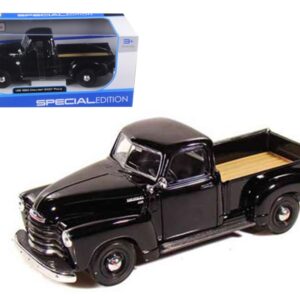 1950 Chevrolet 3100 Pickup Truck Black 1/25 Diecast Model Car by Maisto