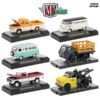 Auto Thentics 6 Piece Set Release 50 IN DISPLAY CASES 1/64 Diecast Model Cars by M2 Machines