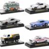 “Auto Meets” Set of 6 Cars IN DISPLAY CASES Release 74 Limited Edition 1/64 Diecast Model Cars by M2 Machines