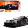 2005 Chevrolet Corvette C6-R “Take No Prisoners” Black with Graphics “Bigtime Muscle” Series 1/24 Diecast Model Car by Jada