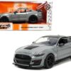 2020 Ford Mustang Shelby GT500 Gray with Black Top “Bigtime Muscle” Series 1/24 Diecast Model Car by Jada