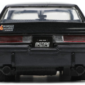 1987 Buick Grand National Black Metallic “Blackbird” “Bigtime Muscle” Series 1/24 Diecast Model Car by Jada