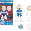 Ice Man 4″ Moveable Figure with Accessories and Alternate Head and Hands “Mega Man” (1987) Video Game model by Jada