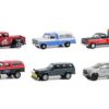 “Blue Collar Collection” Set of 6 pieces Series 12 1/64 Diecast Model Cars by Greenlight