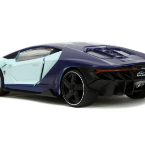 Lamborghini Centenario Light Blue and Purple “Pink Slips” Series 1/32 Diecast Model Car by Jada