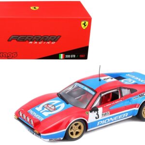 Ferrari 308 GTB #3 J.C. Andruet – Biche Monte Carlo Rally (1982) 1/43 Diecast Model Car by Bburago