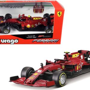 Ferrari SF1000 #16 Charles Leclerc Tuscan GP Formula One F1 (2020) “Ferrari’s 1000th Race” 1/43 Diecast Model Car by Bburago