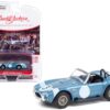 2020 Shelby Cobra FIA Bondurant Tribute #3 1964 Shelby Viking Blue Metallic with White Stripe (Lot #1321.1) Barrett Jackson “Scottsdale Edition” Series 7 1/64 Diecast Model Car by Greenlight