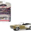 1971 Plymouth Barracuda 383 Convertible Tawny Gold Metallic and White (Lot #1071) Barrett Jackson “Scottsdale Edition” Series 13 1/64 Diecast Model Car by Greenlight