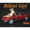 June Bikini Calendar Girl Figurine for 1/18 Scale Models by American Diorama