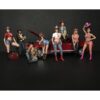 “The Western Style” 8 piece Figurine Set for 1/18 Scale Models by American Diorama