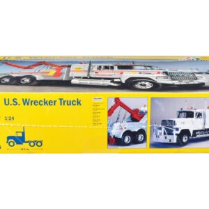 Skill 4 Model Kit U.S. Wrecker Tow Truck 1/24 Scale Model by Italeri