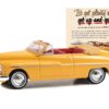 1949 Mercury Eight Convertible Yellow Metallic with Red Interior “It’s Got Plenty Of Get-Up-And-Go!” “Vintage Ad Cars” Series 9 1/64 Diecast Model Car by Greenlight