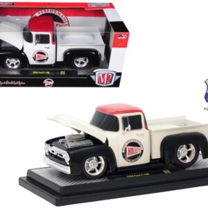 1956 Ford F-100 Pickup Truck “Holley” Limited Edition to 5800 pieces Worldwide 1/24 Diecast Model Car by M2 Machines