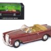 1961 Bentley Continental S2 Park Ward DHC Convertible Burgundy 1/43 Diecast Car Model by Road Signature