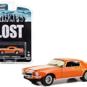 1971 Chevrolet Camaro Z/28 Orange with White Stripes (Dirty Version) “Lost” (2004-2010) TV Series “Hollywood Series” Release 38 1/64 Diecast Model Car by Greenlight