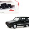 Volkswagen Golf GTI Black with Silver Stripes 1/64 Diecast Model Car by Schuco