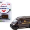 2018 Ram ProMaster 2500 Cargo High Roof Van Brown “United Parcel Service” (UPS) Worldwide Services “Route Runners” Series 2 1/64 Diecast Model by Greenlight