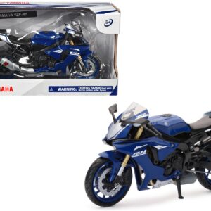 Yamaha YZF-R1 Motorcycle Blue 1/12 Diecast Model by New Ray