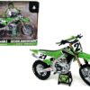 Kawasaki KX450SR Dirt Bike Motorcycle #21 Jason Anderson Green and Black “Kawasaki Racing Team” 1/12 Model by New Ray