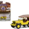 1949 Willys Jeep MB U.S. Army “545th Military Police Company Camp Drake Japan Training Camp” Yellow “Battalion 64” Series 3 1/64 Diecast Model Car by Greenlight