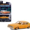 1990 Chevrolet Caprice Classic Custom Kandy Orange Metallic with Orange Interior “California Lowriders” Series 2 1/64 Diecast Model Car by Greenlight