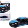 2015 Ford Mustang GT “Petty’s Garage” Black with Petty Blue Stripes “Modern Muscle” Limited Edition 1/64 Diecast Model Car by Auto World