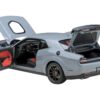 2022 Dodge Challenger R/T Scat Pack Widebody Smoke Show Gray 1/18 Model Car by Autoart