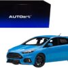 2016 Ford Focus RS Nitrous Blue Metallic 1/18 Model Car by Autoart