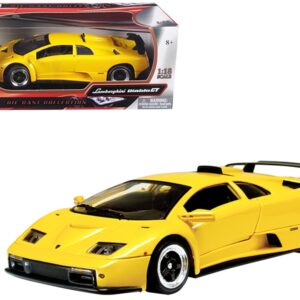 Lamborghini Diablo GT Yellow 1/18 Diecast Model Car by Motormax