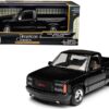 1992 GMC Sierra GT Black Pickup Truck 1/24 Diecast Model by Motormax