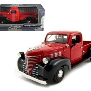 1941 Plymouth Pickup Red 1/24 Diecast Model Car by Motormax