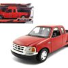 2001 Ford F-150 XLT Flareside Supercab Pickup Truck Red 1/24 Diecast Model Car by Motormax