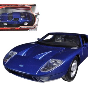 Ford GT Blue 1/24 Diecast Car Model by Motormax