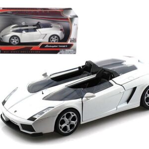 Lamborghini Concept S White 1/24 Diecast Car Model by Motormax