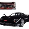 Pagani Zonda F Nurburgring Black 1/24 Diecast Car Model by Motormax