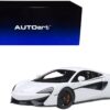 Mclaren 570S White with Black Wheels 1/18 Model Car by Autoart