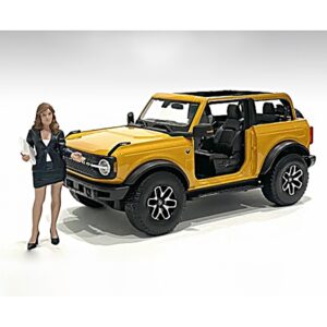 “The Dealership” Female Salesperson Figurine for 1/18 Scale Models by American Diorama