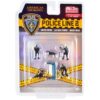 “Police Line 2” 6 piece Diecast Set (4 Police Figures 1 Dog Figure and 1 Accessory) Limited Edition to 4800 pieces Worldwide for 1/64 Scale Models by American Diorama