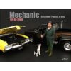 Customer Patrick and a Dog Figurine / Figure For 1:18 Models by American Diorama