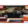 1974 Ford Maverick Black “Forgotten Classics” Series 1/24 Diecast Model Car by Motormax