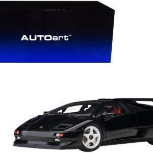 Lamborghini Diablo SV-R Deep Black 1/18 Model Car by Autoart