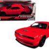 2018 Dodge Challenger SRT Hellcat Widebody Red 1/24 Diecast Model Car by Motormax