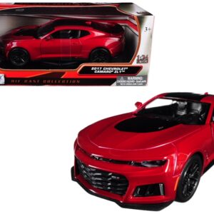 2017 Chevrolet Camaro ZL1 Burgundy 1/24 Diecast Car Model by Motormax