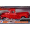 1955 GMC Blue Chip Pickup Truck Red “Timeless Legends” Series 1/24 Diecast Model Car by Motormax