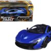 McLaren P1 Matt Metallic Blue 1/24 Diecast Model Car by Motormax