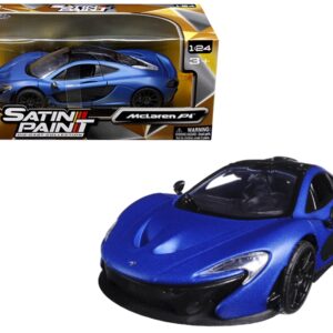 McLaren P1 Matt Metallic Blue 1/24 Diecast Model Car by Motormax