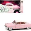 1955 Cadillac Fleetwood Series 60 Pink with White Top 1/24 Diecast Model Car by Greenlight